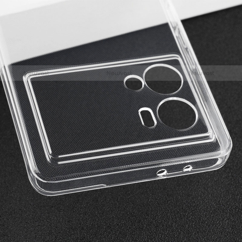 Ultra-thin Transparent TPU Soft Case T05 for Vivo iQOO 9 5G Clear