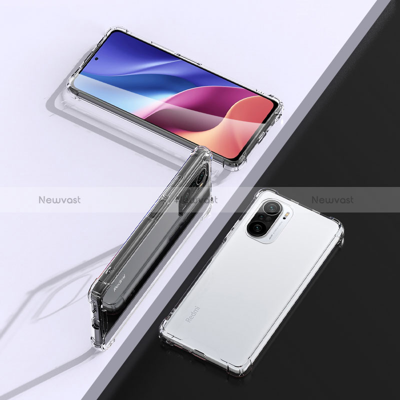 Ultra-thin Transparent TPU Soft Case T05 for Xiaomi Mi 11i 5G Clear