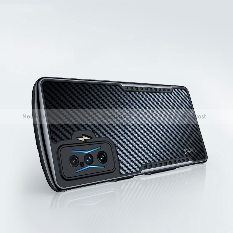 Ultra-thin Transparent TPU Soft Case T05 for Xiaomi Poco F4 GT 5G Black