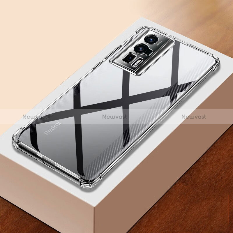 Ultra-thin Transparent TPU Soft Case T05 for Xiaomi Poco F5 Pro 5G Clear