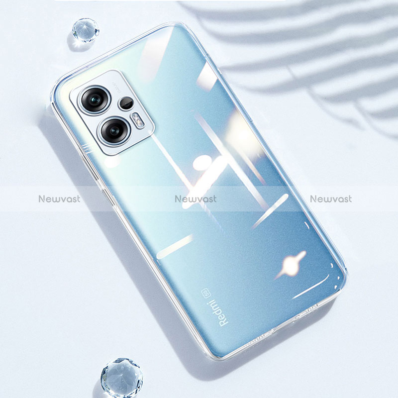 Ultra-thin Transparent TPU Soft Case T05 for Xiaomi Poco X4 GT 5G Clear