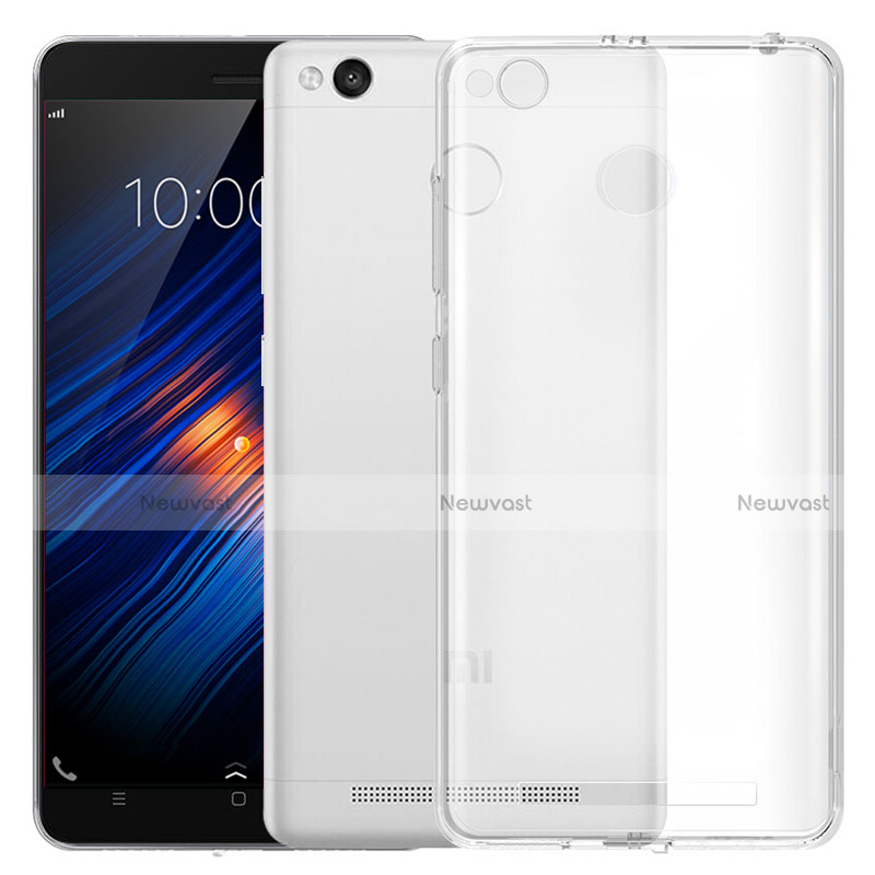 Ultra-thin Transparent TPU Soft Case T05 for Xiaomi Redmi 3X Clear