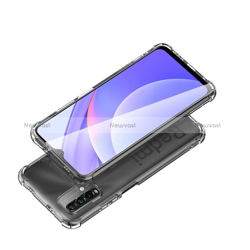 Ultra-thin Transparent TPU Soft Case T05 for Xiaomi Redmi 9 Power Clear