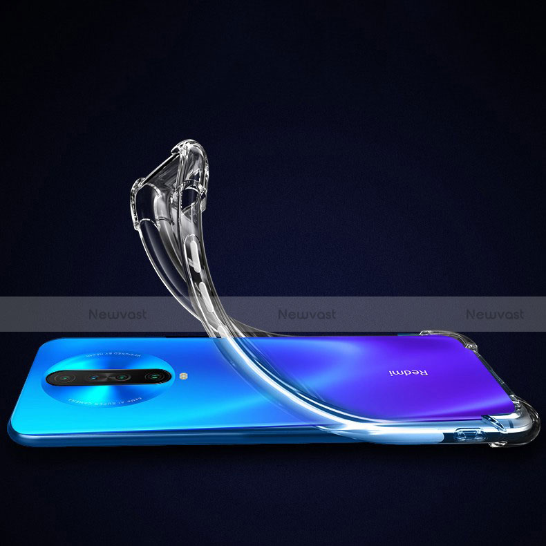 Ultra-thin Transparent TPU Soft Case T05 for Xiaomi Redmi K30 4G Clear