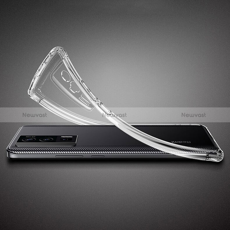 Ultra-thin Transparent TPU Soft Case T05 for Xiaomi Redmi K60 5G Clear