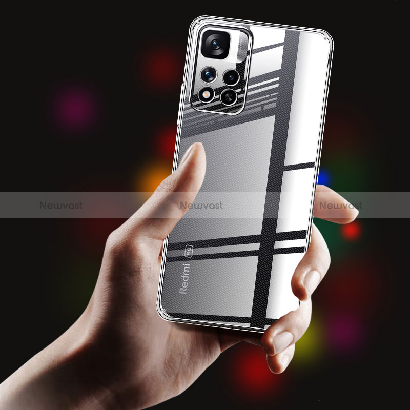 Ultra-thin Transparent TPU Soft Case T05 for Xiaomi Redmi Note 11 Pro+ Plus 5G Clear