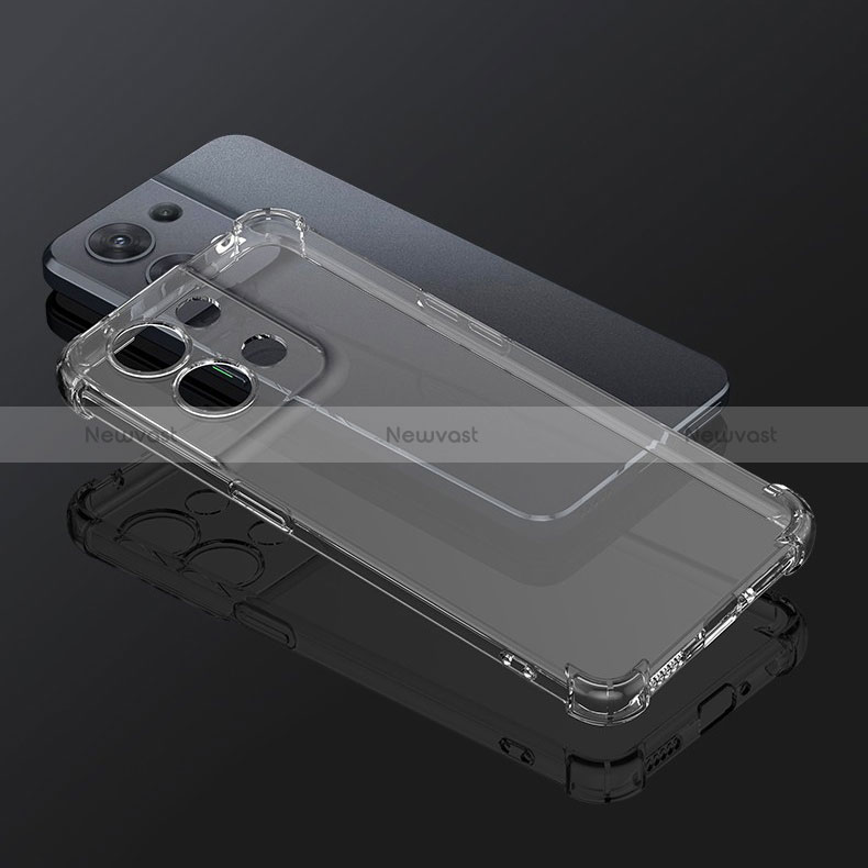 Ultra-thin Transparent TPU Soft Case T05 for Xiaomi Redmi Note 13 5G Clear