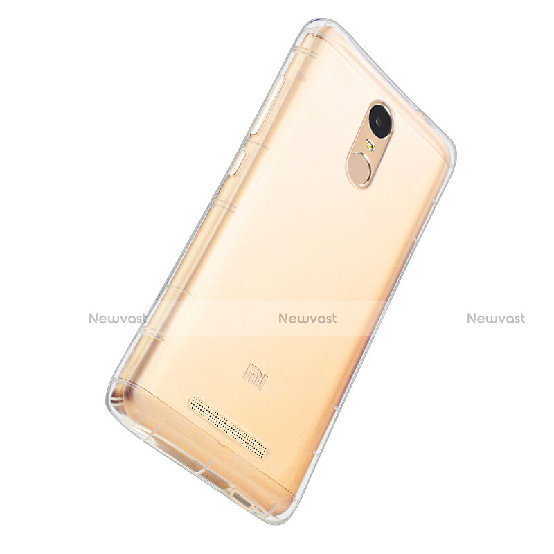 Ultra-thin Transparent TPU Soft Case T05 for Xiaomi Redmi Note 3 MediaTek Clear