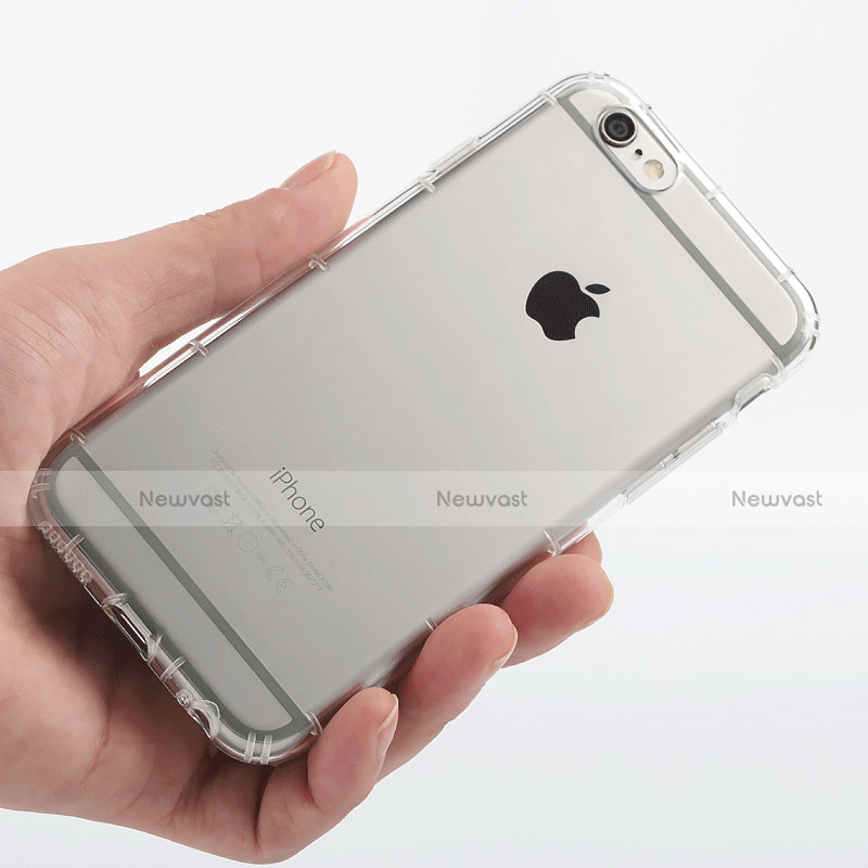 Ultra-thin Transparent TPU Soft Case T06 for Apple iPhone 6 Clear