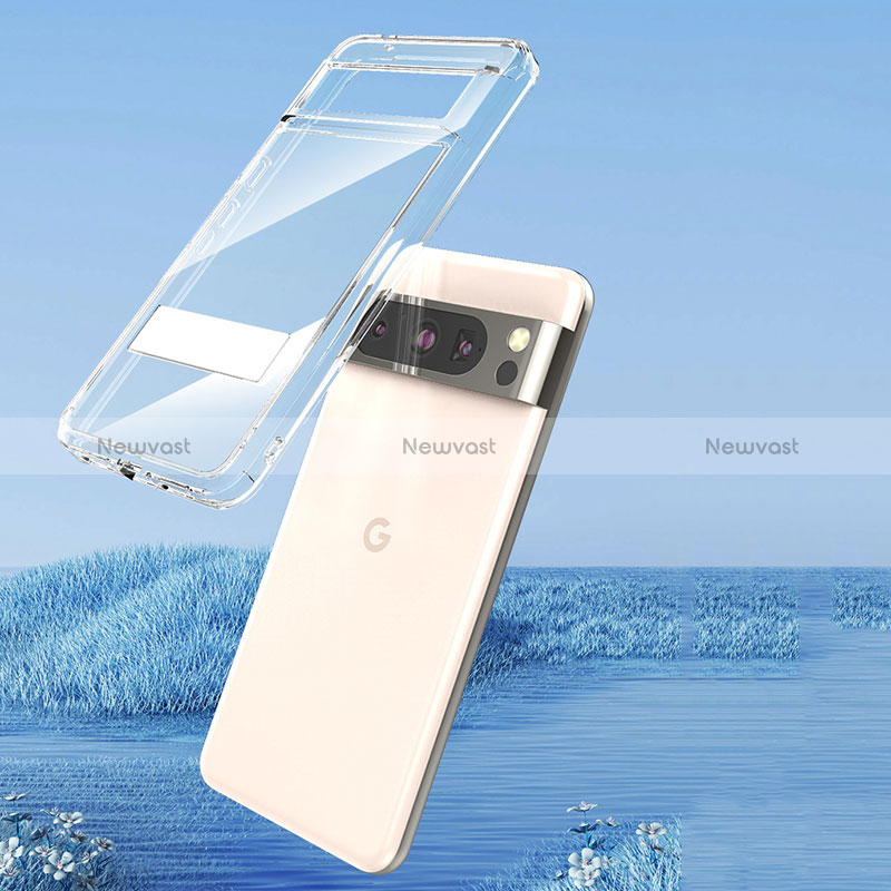 Ultra-thin Transparent TPU Soft Case T06 for Google Pixel 8 Pro 5G Clear