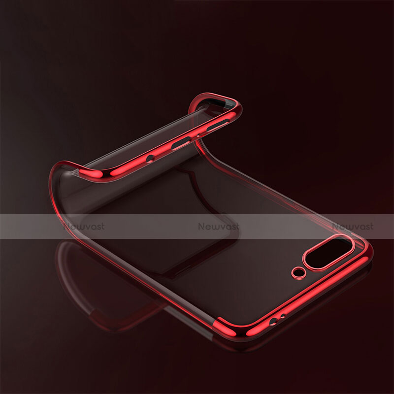 Ultra-thin Transparent TPU Soft Case T06 for Huawei Honor 10 Red