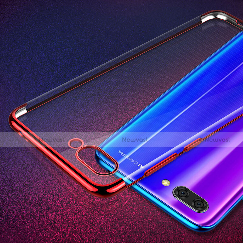 Ultra-thin Transparent TPU Soft Case T06 for Huawei Honor 10 Red