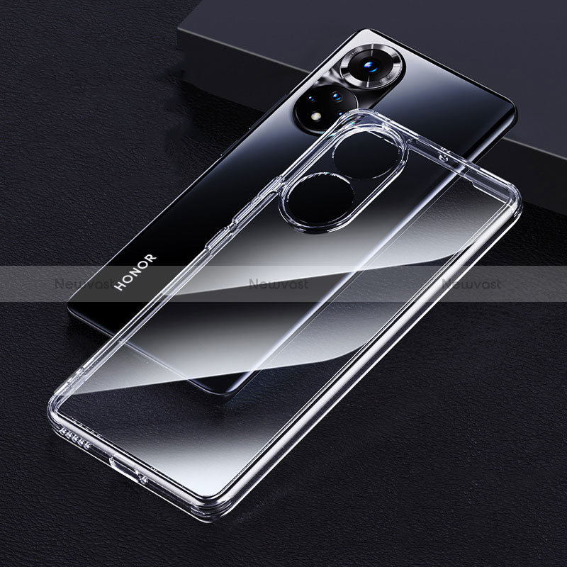 Ultra-thin Transparent TPU Soft Case T06 for Huawei Honor 50 5G Clear