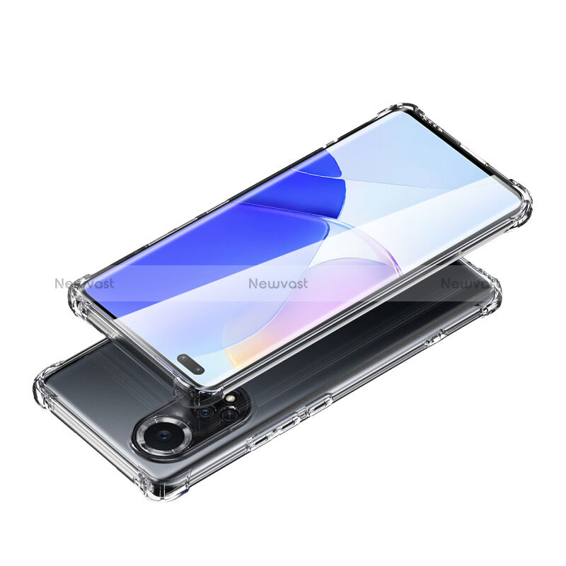 Ultra-thin Transparent TPU Soft Case T06 for Huawei Honor 50 Pro 5G Black