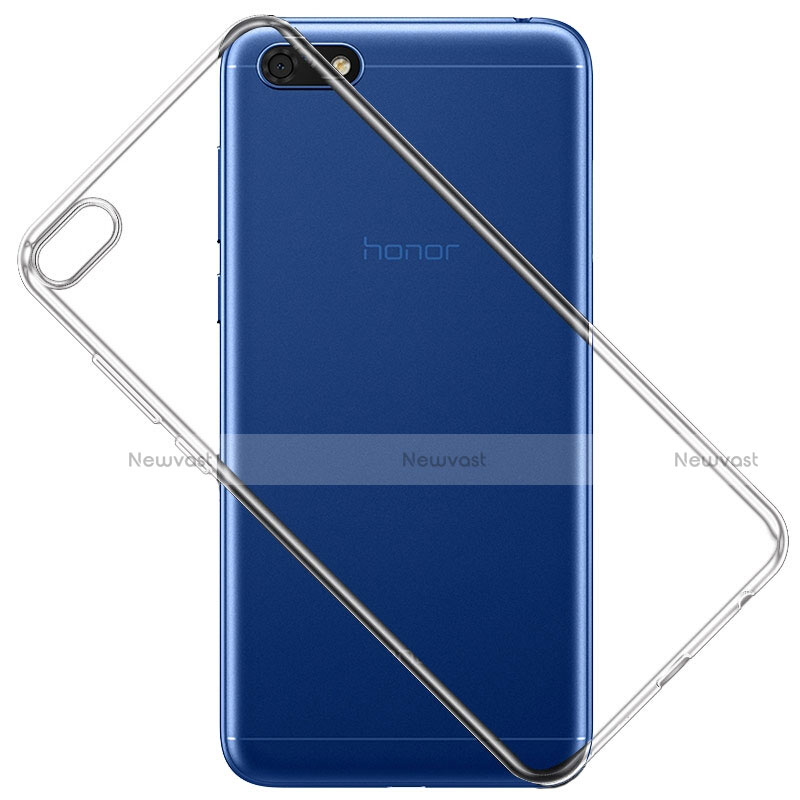 Ultra-thin Transparent TPU Soft Case T06 for Huawei Honor 7S Clear