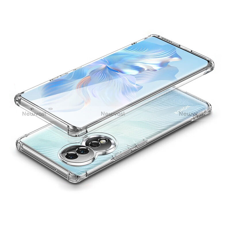 Ultra-thin Transparent TPU Soft Case T06 for Huawei Honor 80 5G Clear