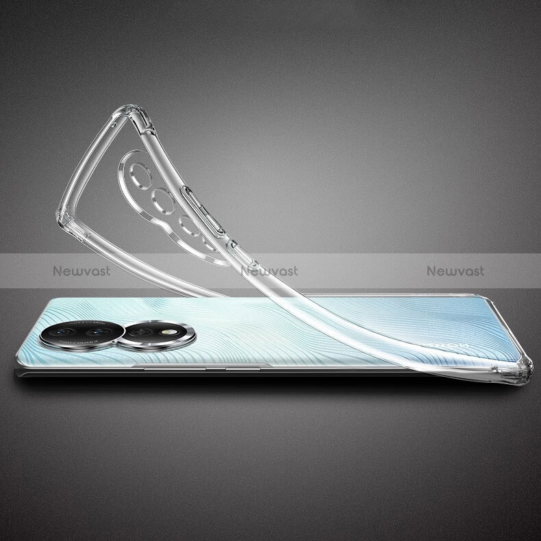 Ultra-thin Transparent TPU Soft Case T06 for Huawei Honor 80 5G Clear