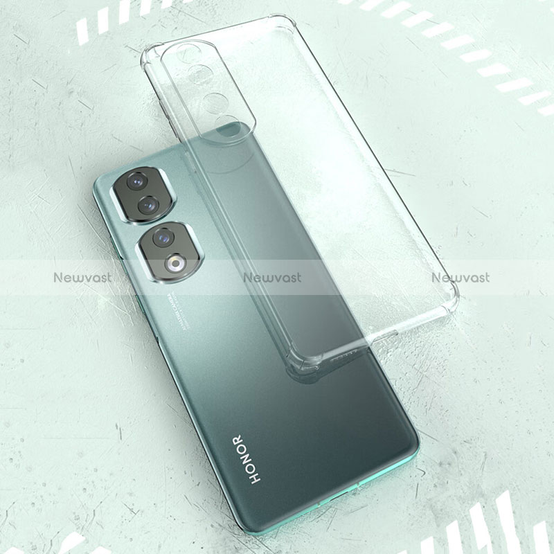 Ultra-thin Transparent TPU Soft Case T06 for Huawei Honor 90 Pro 5G Clear