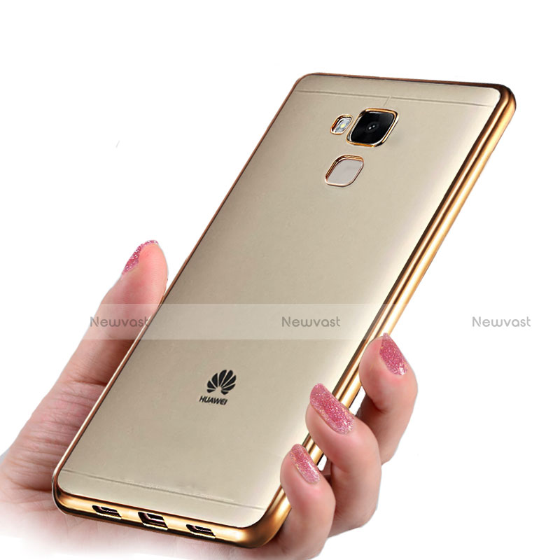 Ultra-thin Transparent TPU Soft Case T06 for Huawei Honor Play 5X Gold