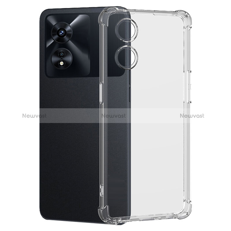 Ultra-thin Transparent TPU Soft Case T06 for Huawei Honor X5 Plus Clear