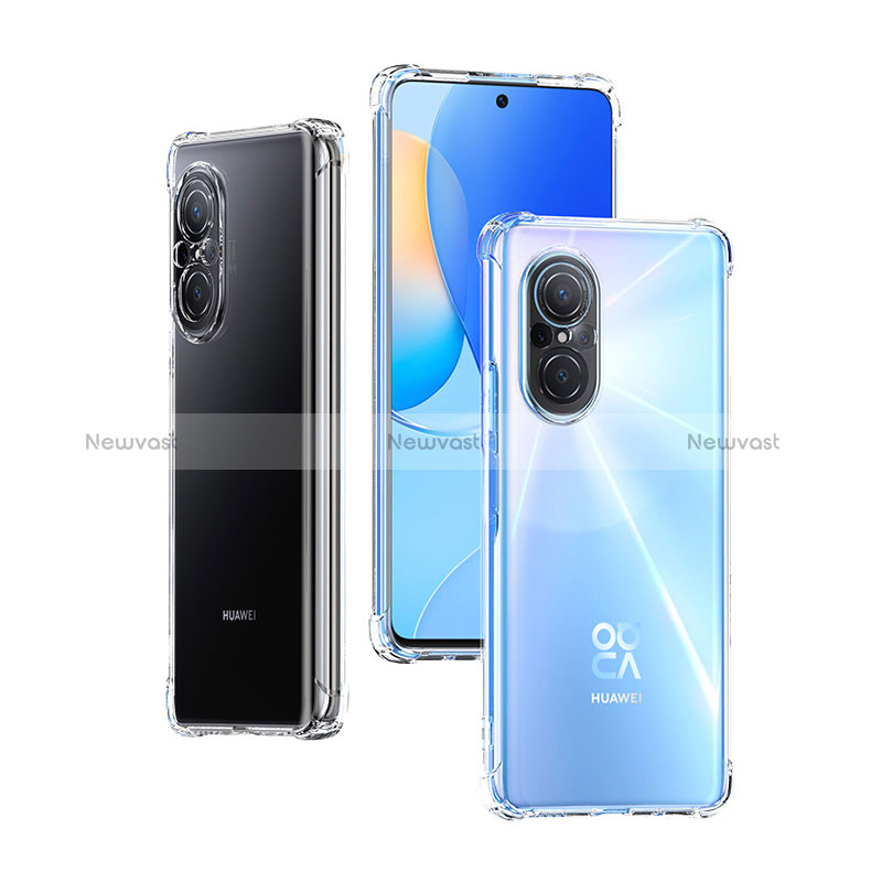 Ultra-thin Transparent TPU Soft Case T06 for Huawei Nova 9 SE Clear