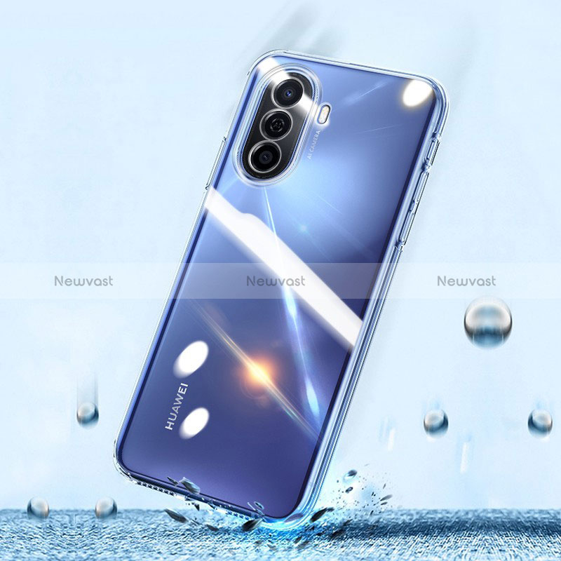 Ultra-thin Transparent TPU Soft Case T06 for Huawei Nova Y70 Plus Clear