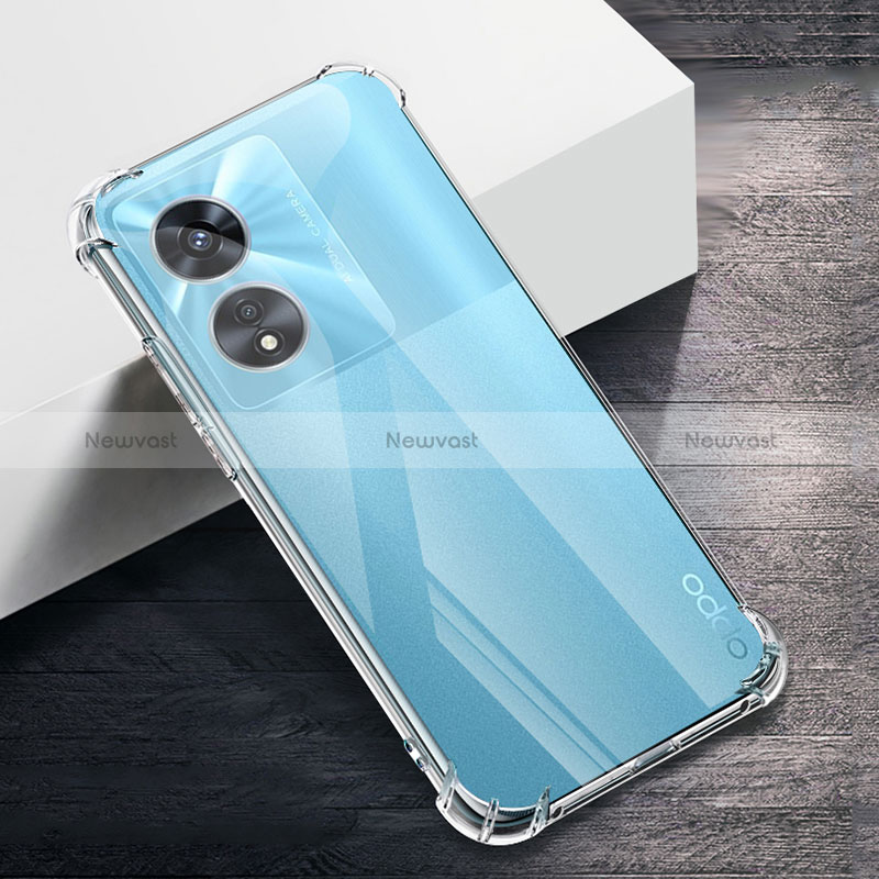 Ultra-thin Transparent TPU Soft Case T06 for Oppo A1x 5G Clear