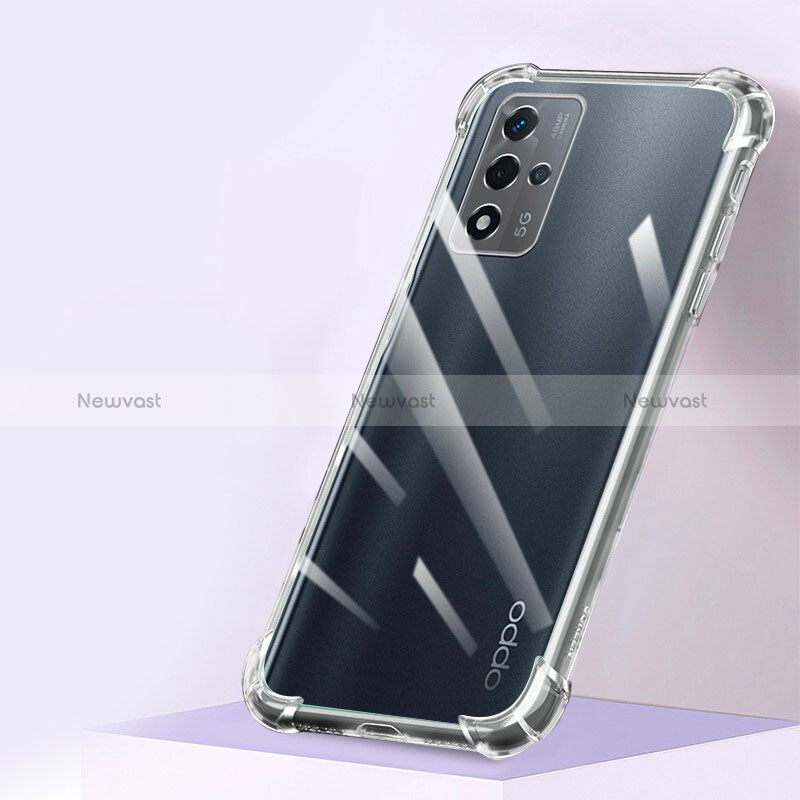 Ultra-thin Transparent TPU Soft Case T06 for Oppo A93s 5G Clear