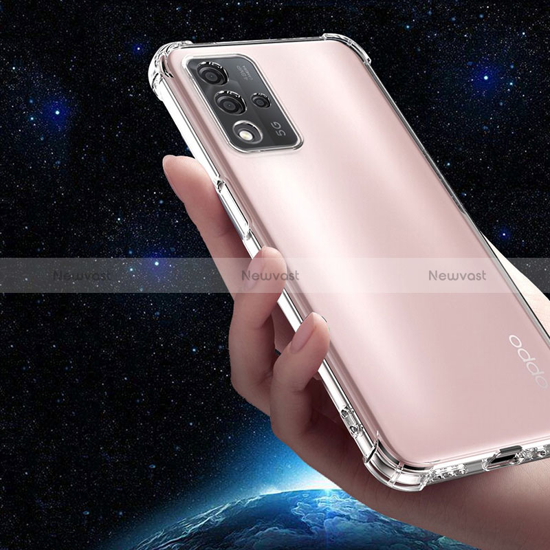 Ultra-thin Transparent TPU Soft Case T06 for Oppo A93s 5G Clear