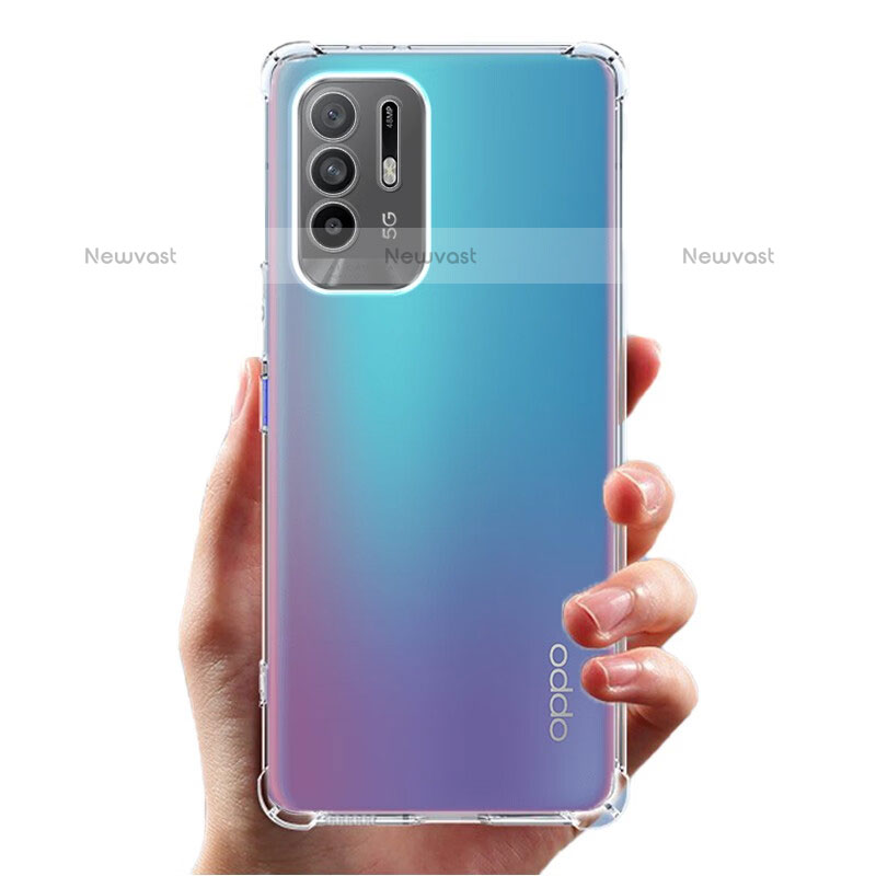 Ultra-thin Transparent TPU Soft Case T06 for Oppo A94 5G Clear