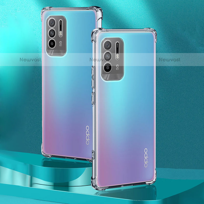 Ultra-thin Transparent TPU Soft Case T06 for Oppo A94 5G Clear