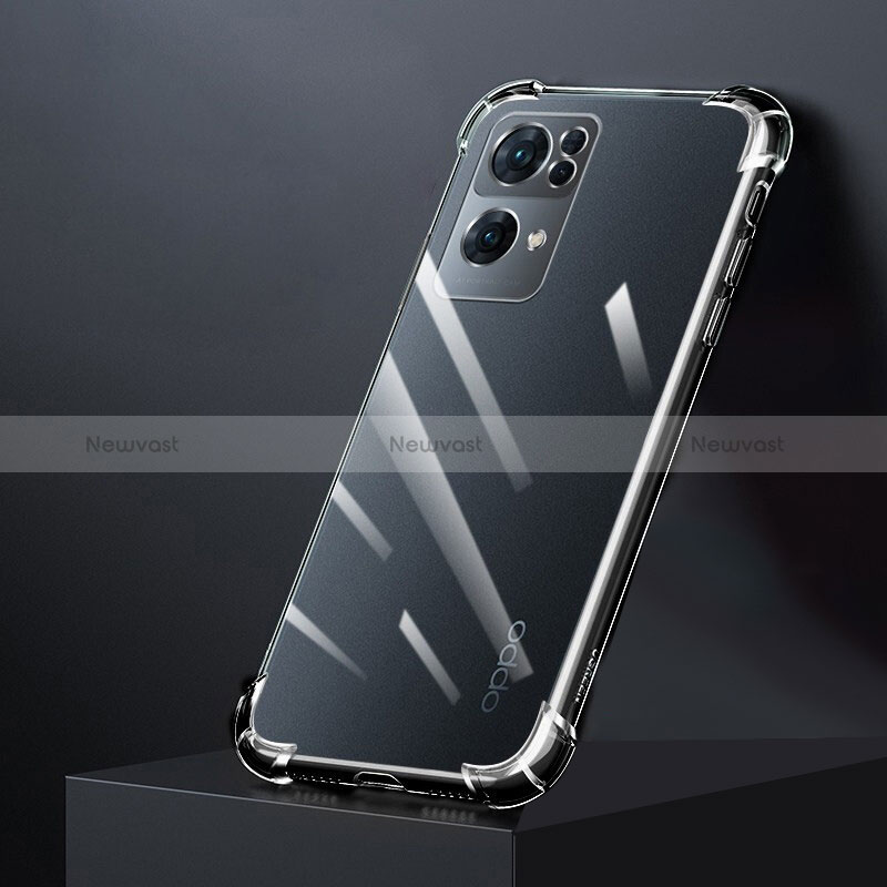 Ultra-thin Transparent TPU Soft Case T06 for Oppo Reno7 Pro 5G Clear