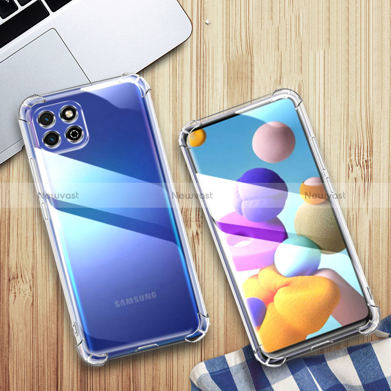 Ultra-thin Transparent TPU Soft Case T06 for Samsung Galaxy A22s 5G Clear