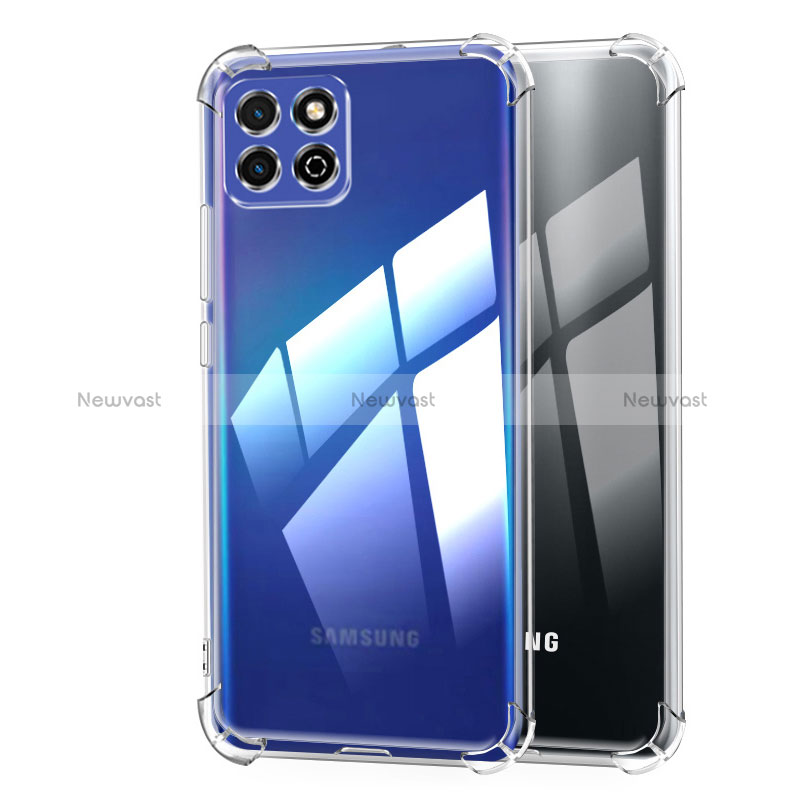 Ultra-thin Transparent TPU Soft Case T06 for Samsung Galaxy A22s 5G Clear