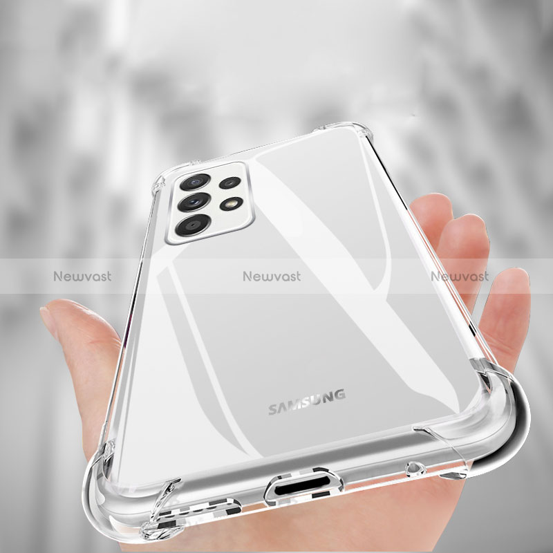 Ultra-thin Transparent TPU Soft Case T06 for Samsung Galaxy A52 4G Clear