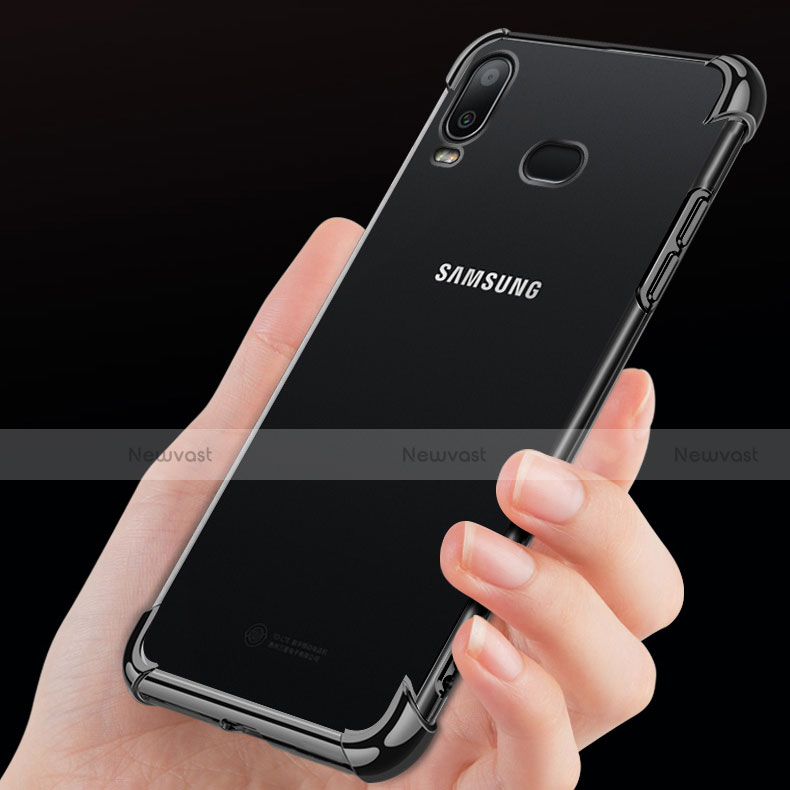 Ultra-thin Transparent TPU Soft Case T06 for Samsung Galaxy A6s Clear