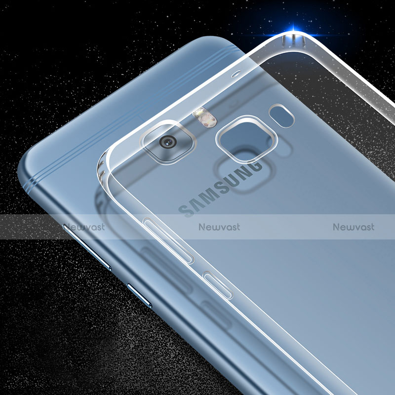 Ultra-thin Transparent TPU Soft Case T06 for Samsung Galaxy C5 Pro C5010 Gray