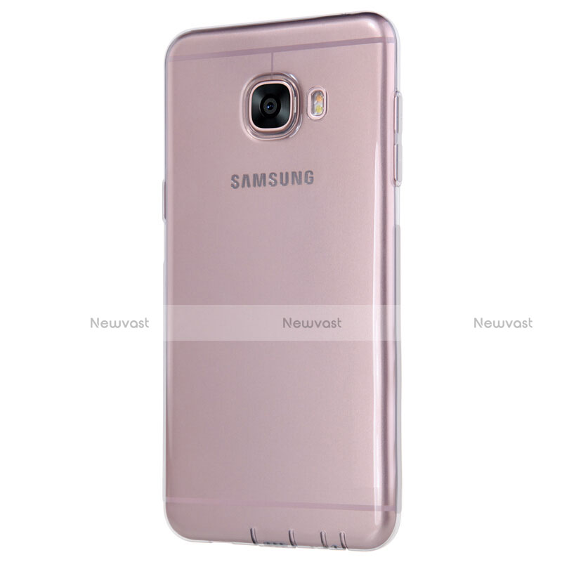 Ultra-thin Transparent TPU Soft Case T06 for Samsung Galaxy C5 SM-C5000 Gray