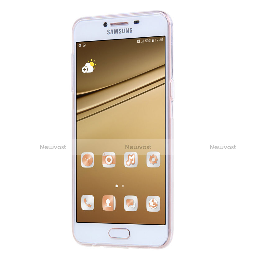 Ultra-thin Transparent TPU Soft Case T06 for Samsung Galaxy C7 SM-C7000 Clear