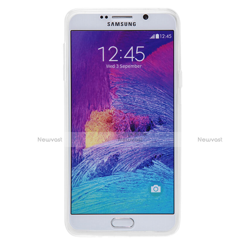 Ultra-thin Transparent TPU Soft Case T06 for Samsung Galaxy Note 5 N9200 N920 N920F White