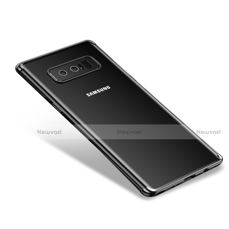 Ultra-thin Transparent TPU Soft Case T06 for Samsung Galaxy Note 8 Duos N950F Silver