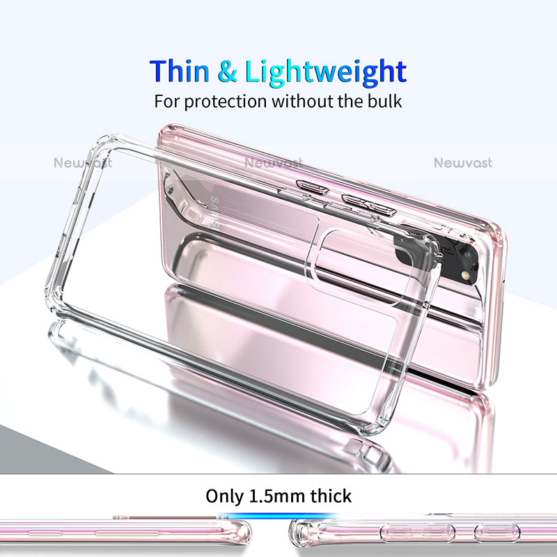 Ultra-thin Transparent TPU Soft Case T06 for Samsung Galaxy S20 5G Clear