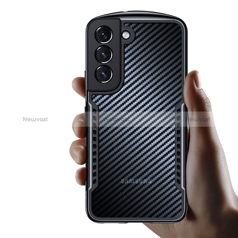 Ultra-thin Transparent TPU Soft Case T06 for Samsung Galaxy S24 5G Black