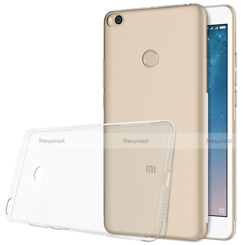 Ultra-thin Transparent TPU Soft Case T06 for Xiaomi Mi Max 2 Clear