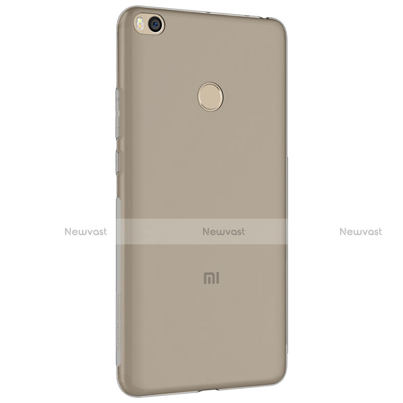 Ultra-thin Transparent TPU Soft Case T06 for Xiaomi Mi Max 2 Gray