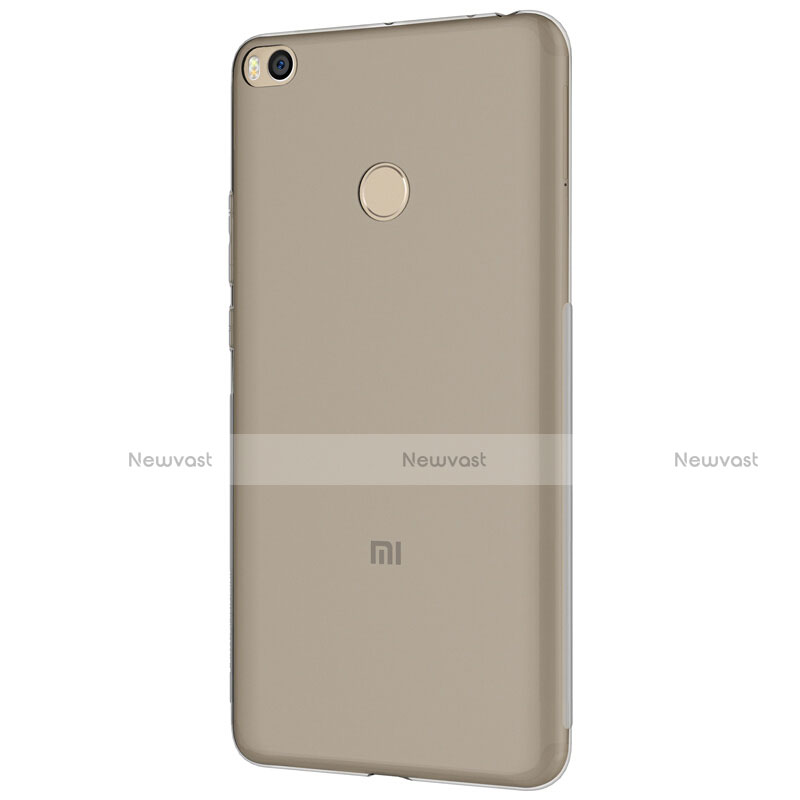 Ultra-thin Transparent TPU Soft Case T06 for Xiaomi Mi Max 2 Gray