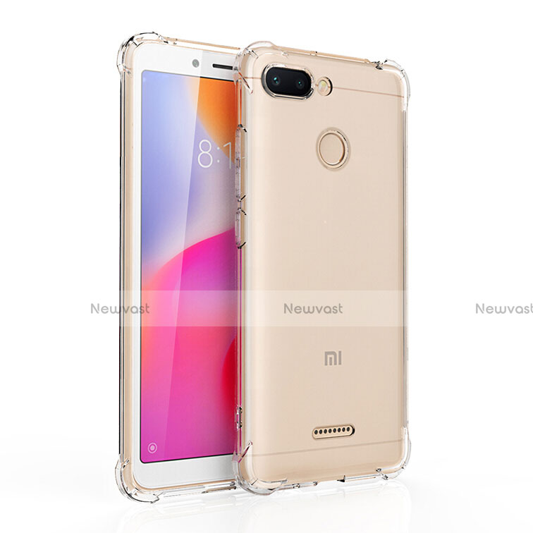 Ultra-thin Transparent TPU Soft Case T06 for Xiaomi Redmi 6 Clear