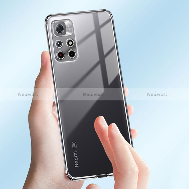 Ultra-thin Transparent TPU Soft Case T06 for Xiaomi Redmi Note 11 5G Clear