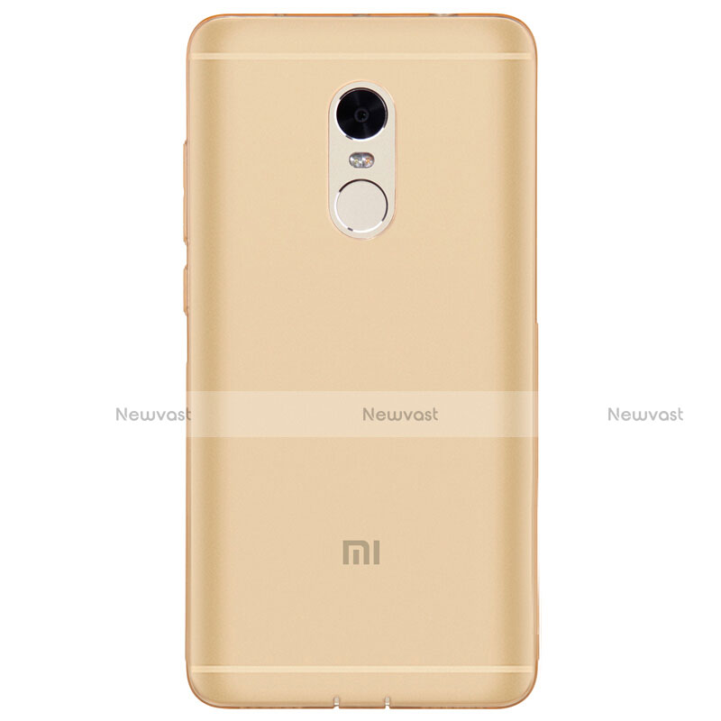 Ultra-thin Transparent TPU Soft Case T06 for Xiaomi Redmi Note 4 Gold