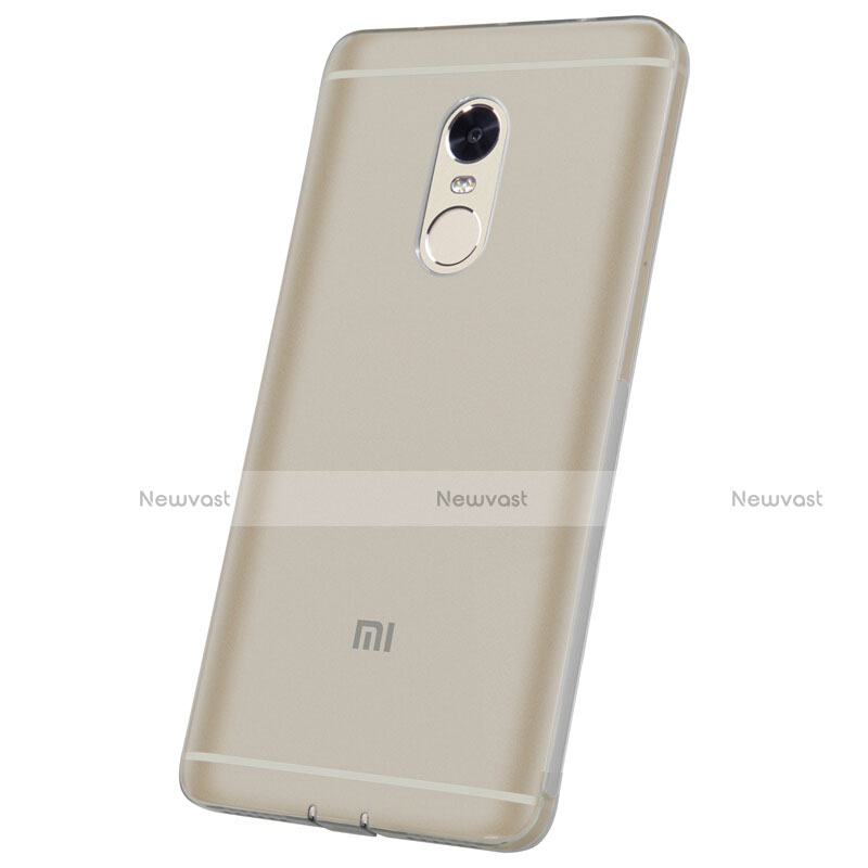 Ultra-thin Transparent TPU Soft Case T06 for Xiaomi Redmi Note 4 Gray